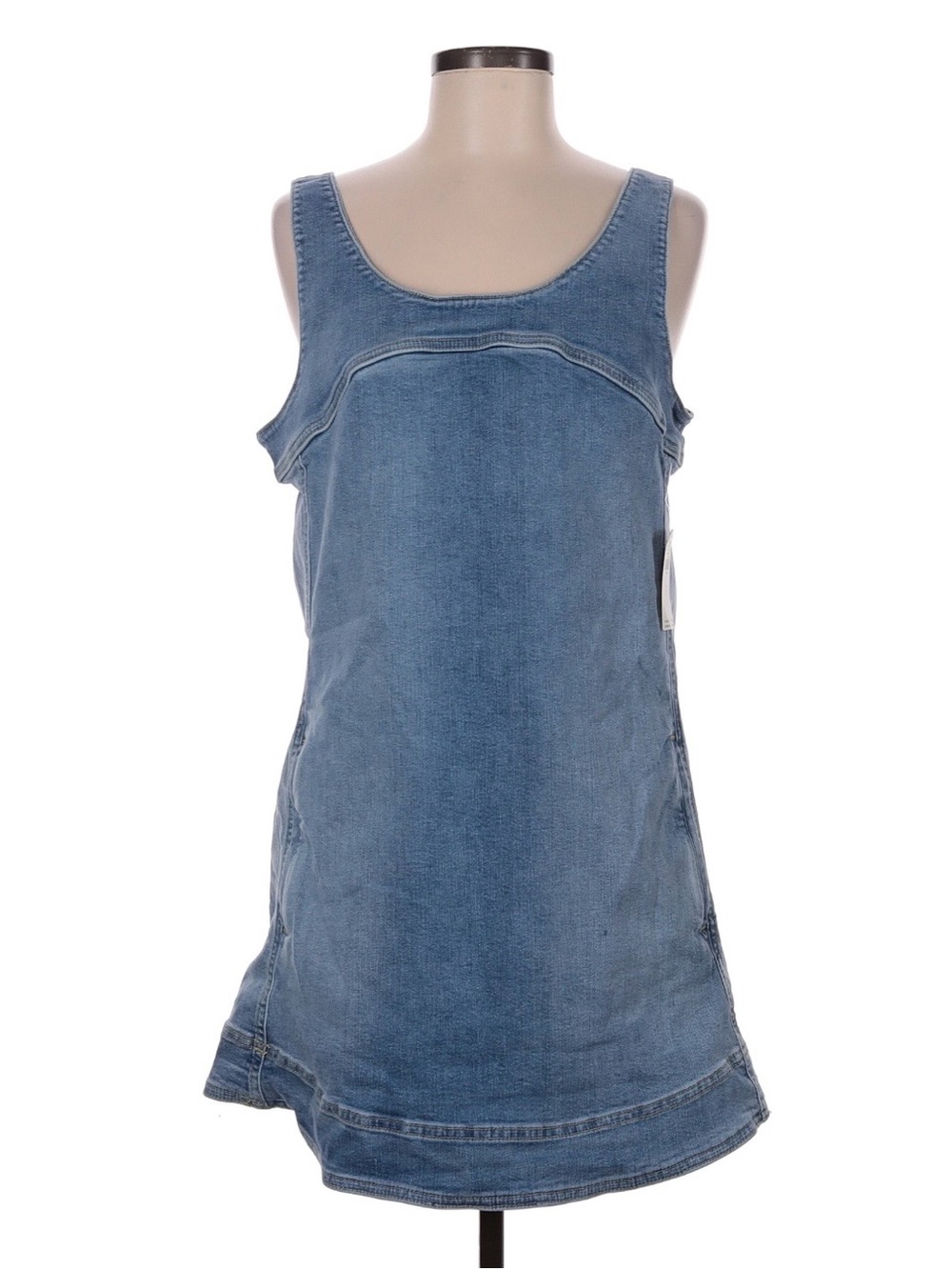 Pilcro XL Light Blue Denim Sleeveless Shift Dress